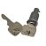 Austin, Morris, Healey, 1949 On 6 cylinder Truck Ignition barrel & Keys x 2.