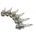 Bedford 6 Cylinder Spark Plug Set of Six Suits all up to 1960 with 18mm thread.