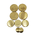  Welch Freeze Core Plug Set Complete In Brass Suit Bedford 214 Cu. In. 3.5 Litre Petrol Engine.