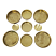  Welch Freeze Core Plug Set Complete In Brass Suit Bedford 214 Cu. In. 3.5 Litre Petrol Engine.