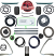  Rubber Kit Bedford TA Cabin, Doors, Guards & Bonnet. Now Includes Moulded Quarter Vent Seals.