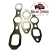 Manifold Exhaust Gasket suits BEDFORD, K, M, O, TA, TC, TD, TJ, TK with 214 6 cylinder