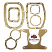 Transmission Gasket Set Suits Bedford Trucks With 4 Speed Gearbox 1951-71.