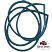 Door Seal Front RIGHT Hand Side Sponge Rubber with Mitred Corners Suits International Harvester Trucks AA, AB, C-Line, D-Line.