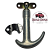  Bonnet Catch Natural Alloy finish With Spring Loaded Hook and Catch Used on Austin Loadstar & 301, Morris Commercial LC5