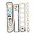  VRS Top End Gasket Set. Suits International Truck With ABD & AGD240 264 281 282 Tilt Valve 1958-78 6 Cylinder. Petrol. AA, AB, ACCO, AAT, C-Line & D-Line.