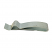 Zoomed view of Chassis Clips- Wiring retainer, spring steel 12.7mm x 66mm, Zink plated