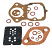 Zoomed View of Carburettor Gasket Kit Suit Austin- 16 hp & A70, 1945-1949.
