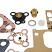 Zoomed View of Carburetor rebuild Kit Suits Zenith 30VN, 32VNP, 33VN, 34VN, 36VN Models