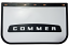 Zoomed View of COMMER Dual Wheel Size- Truck Mud Flaps 1 x Pair.