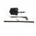  Wiper Motor- Arm and Blade Package, Adjustable length Arm and trimmable Blade. Universal Kit