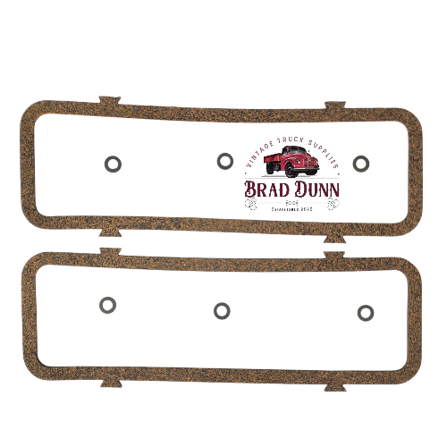 Side Plate, Push Rod or Valve Cover Gasket Set Suits Bedford TJ TK Trucks 1970-81 Also Chevrolet C30 C50 etc Fitted with 250 & 292 ( 3.2, 3.5, 3.8, 4.8 litre) Mexican Chevrolet Engines. 