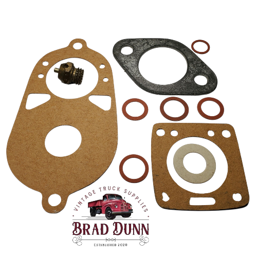 Carburettor Repair Kit with Needle & Seat- Morris Commercial LC, LC3, LC4, PV, J Type, Commer Q15 Q25 or Hillman Minx with Solex 30FAI