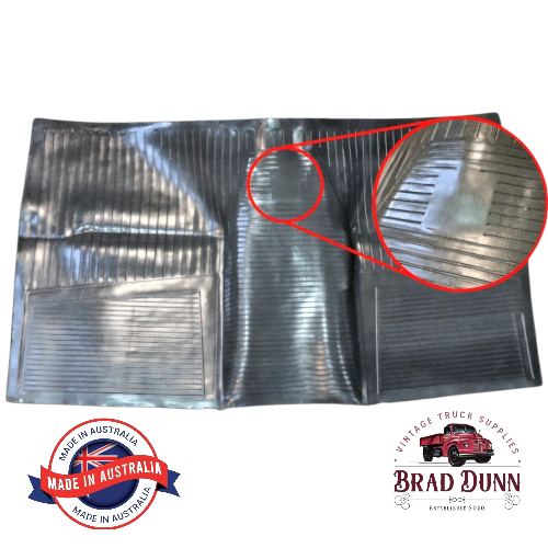 Floor Mat Fully Moulded to suit International IH Truck AA, AB, C-Line & D-Line 1958-79 Low Floor Type.