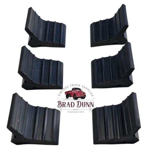 Bonnet Hood Side Bump Buffers 6 pack Reproduction Suits Dodge AT4 D5N, International AA AB C-Line & D-Line