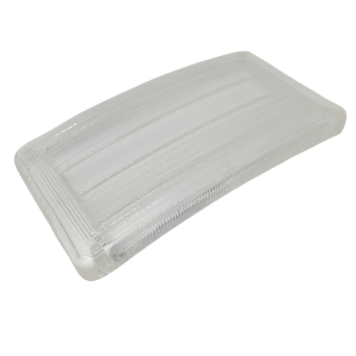 Parking Side Light Lens New Bedford 1959- on,  TK Forward Control (Clear Lens Only) Australian Made Curved Rectangular 