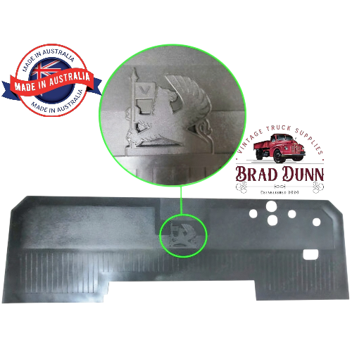 Floor Mat Fully Moulded Rubber suits TK Series Bedford Trucks Forward Control Cabin Includes varieties TK KGA KEL KH EDL EFN EJN KGA KGL KHT & more - Click for details.