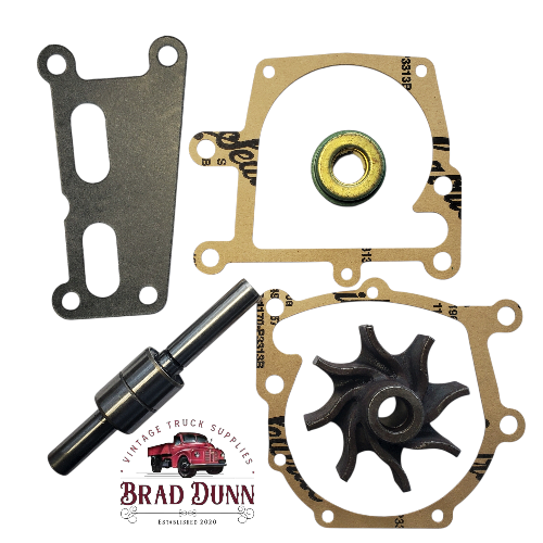 Water Pump Kit Suit International Trucks 1950-75. ASD ABD SD BD AGD 220 240 264 281 282 6 Cylinder. Petrol. AL, AR, AR, AS, AA, AB, C-Line & D-Line.