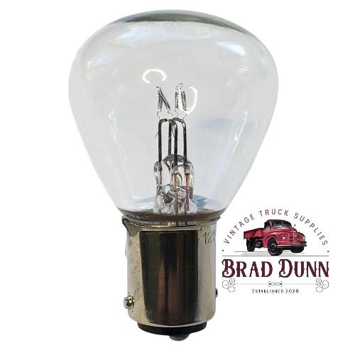 Head Lamp Bulb 12 Volt Twin Filament with 15mm Bayonet twin contacts Suits older headlights