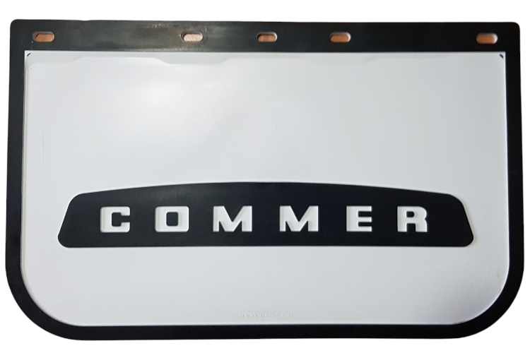 COMMER Dual Wheel Size- Truck Mud Flaps 1 x Pair.