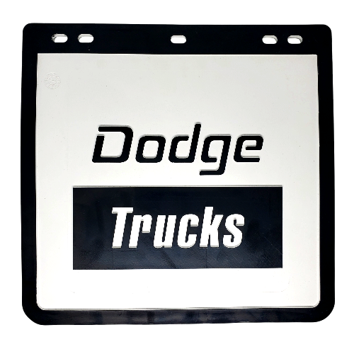 Mud Flaps (Pair) Set Dodge Trucks Suit Single Front or Rear Wheels Size= 300 x 285mm approx.