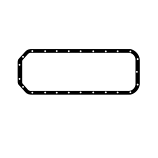 Engine Oil Pan Set Sump Gasket International Truck 1950- On 6 Cylinder 281 & 282 cid. , ACCO, Tilt Valve, engine, Motor, Petrol -SD220, SD240, SD269, ABD240, ABD264, ABD282 & AGD282