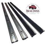Door Belt Waistline Weather Strips Stainless Steel, Inner & Outer- Set of 4 for Both Side Doors, Suits Bedford K M & O Models 1946-52