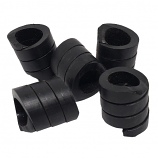 Wiring & small Pipe & Hose Keepers. Spiral cut plastic spring. Pack of 5. securing 10 to 22mm