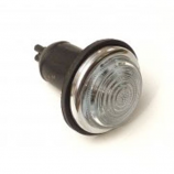 Sidelight Front Flasher Complete (1948-63) Flat White Lens