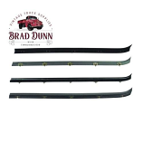 Door Belt Waistline Weather Strips Seals, Inner & Outer Set of 4 for Both Side Doors, Suits Bedford K M & O Models 1946-52
